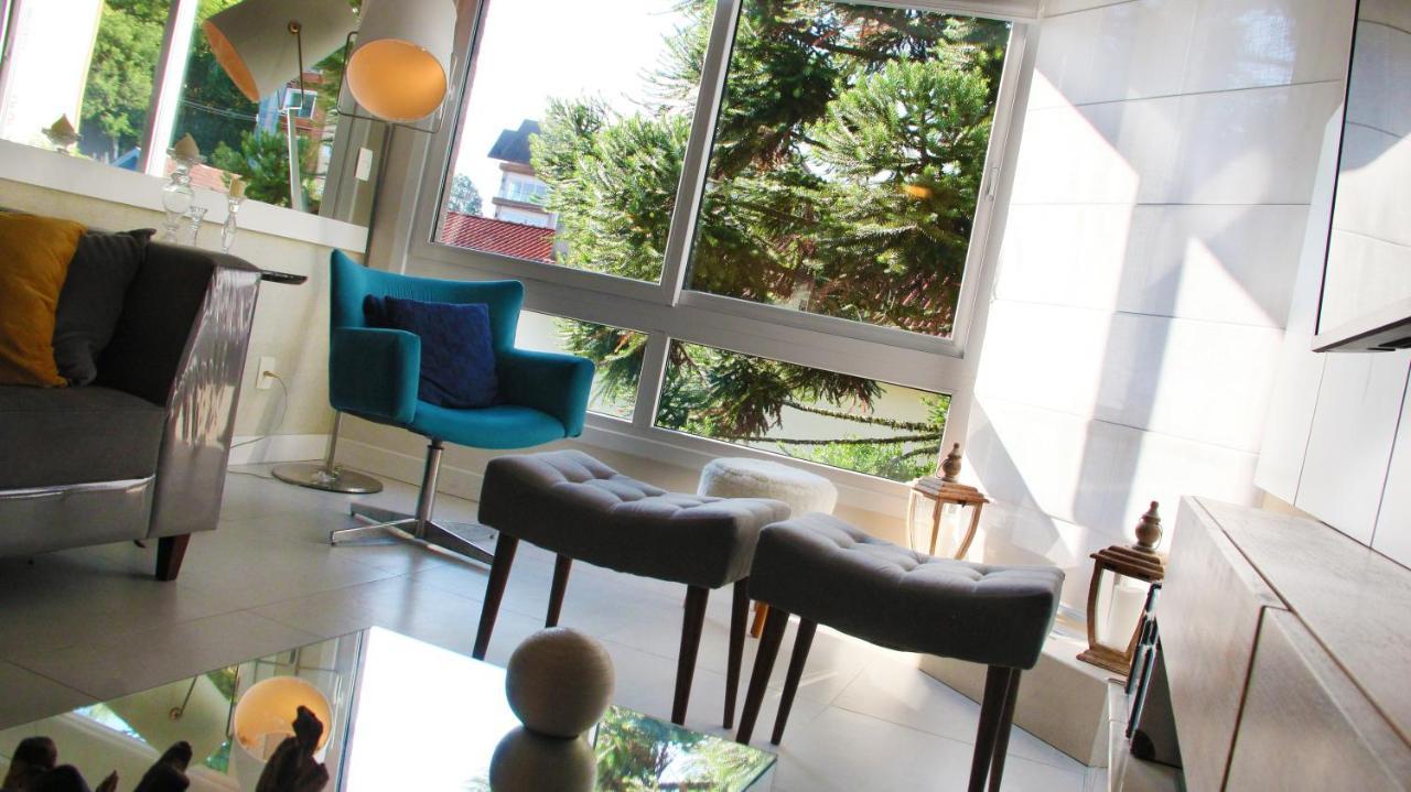 Apartamento No Centro De Gramado Exterior foto